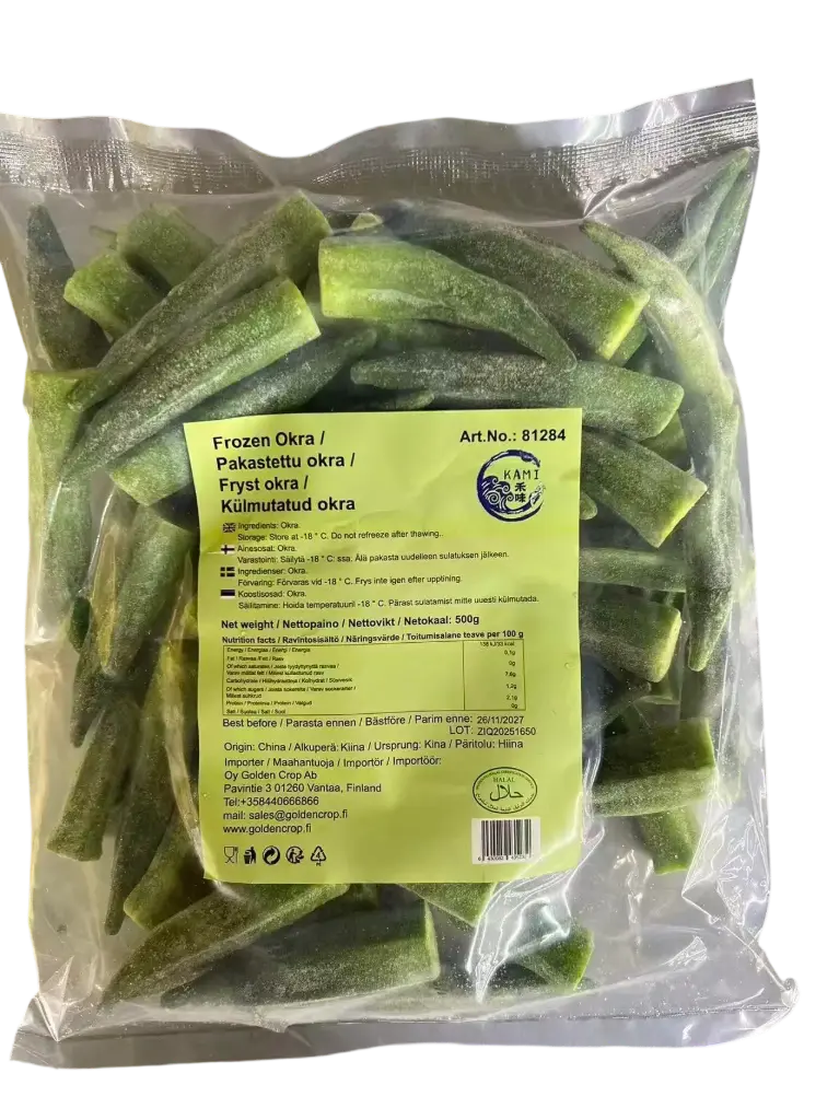 禾味 冰冻秋葵 500g | KMI Frozen Okra 500g
