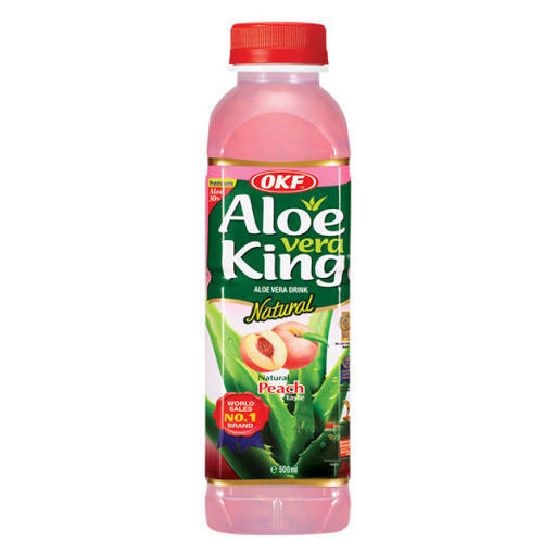 OKF Aloe Vera -juoma, persikan maku 500ml | 桃子饮料 500ml