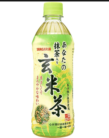 Sangaria 抹茶玄米茶 500ml | JP Sangaria Genmai Tea With Matcha 500ml