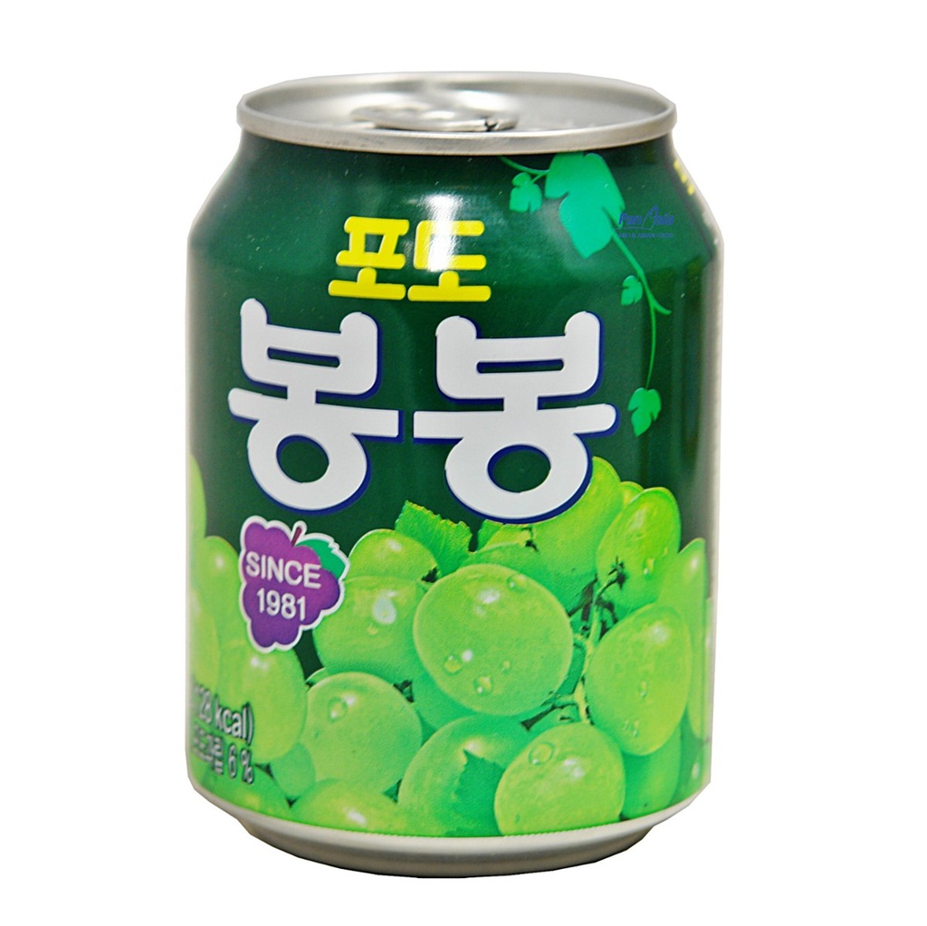 韩国葡萄饮料 238ml | HAITAI Korean Canned Grape Nectar (Grape bonbon) 238ml