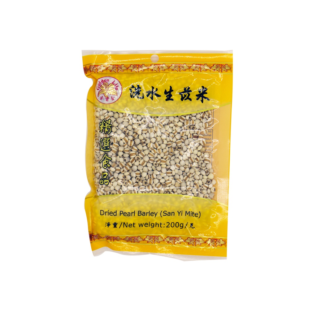 金百合 洗水生薏米 200g | GL Pearl Barley (Sang Yi Mai) 200g