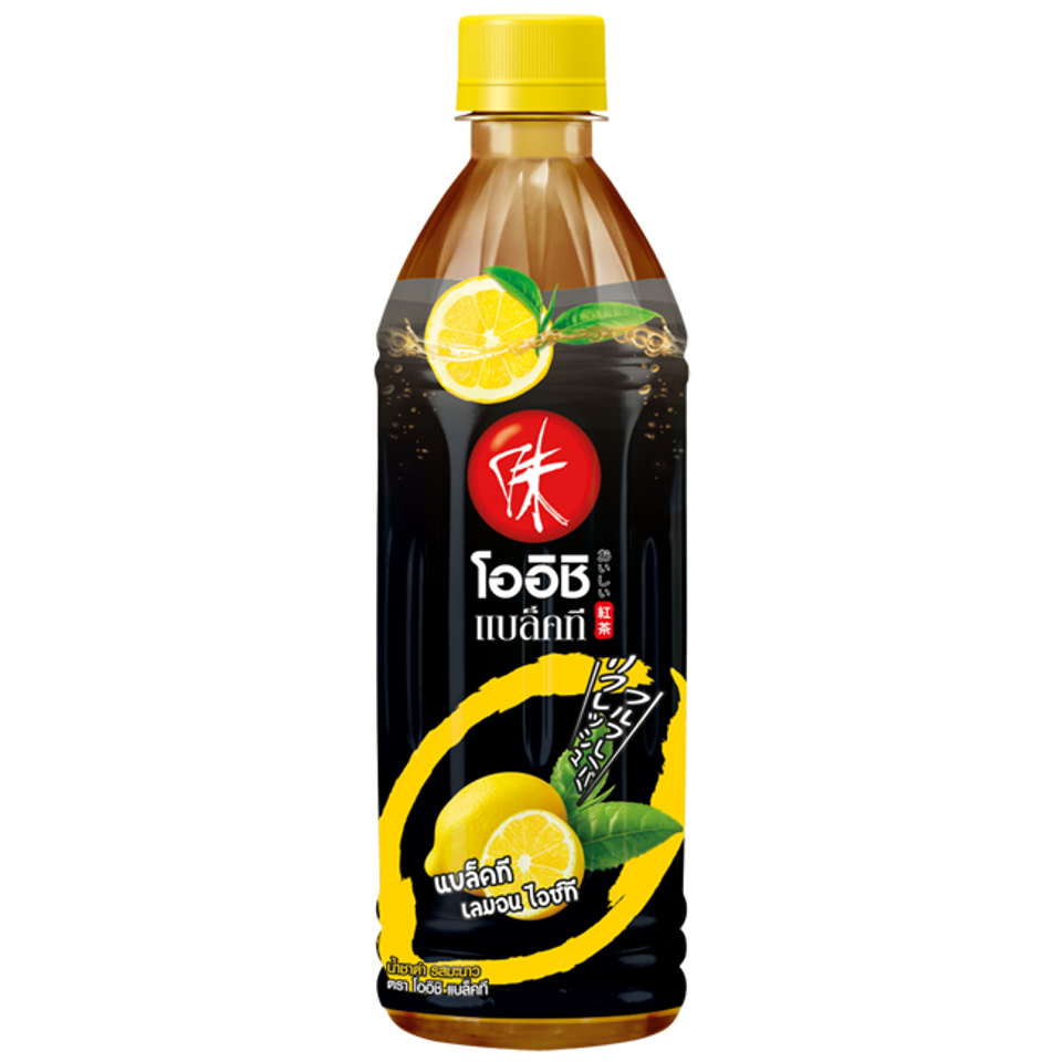 Oishi 柠檬红茶饮料 500ml | OISHI Black Tea Lemon 500ml
