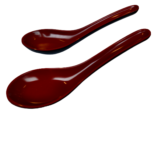 密胺5.2''小头汤勺 红黑 111 | Melamine 5.2'' Soup Spoon Red&Black 111