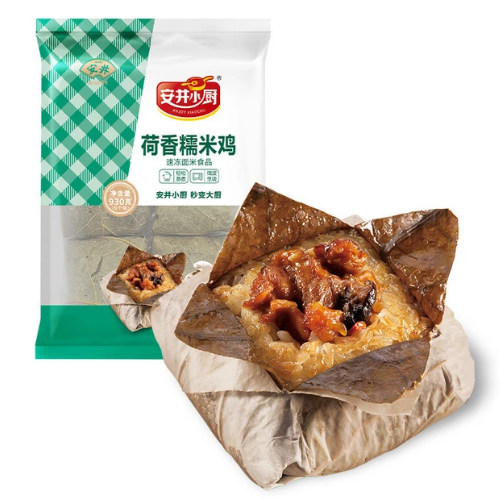 Höyrytetty riisi-lehtikääre – sianliha 930g | 安井 荷叶糯米鸡 930g