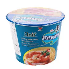 Unif Bowl Instant Noodles-Shrimp Fish Flavor 108g | 统一 鲜虾鱼板 碗面 108g