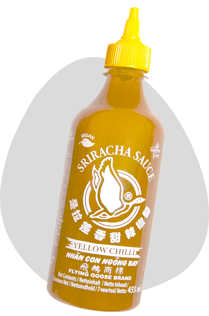 飞鹅牌 是拉差 香甜辣椒酱 黄辣椒 455ml |Flying Goose Sriracha Yellow Chili Sauce 455ml