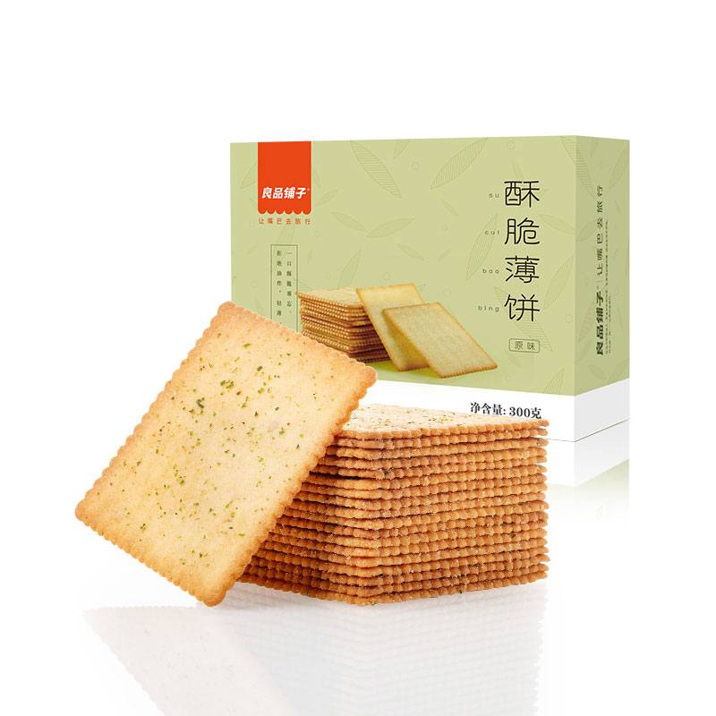 良品铺子 酥脆薄饼 海苔味 300g | Bestore Crispy Crackers Seaweed 300g