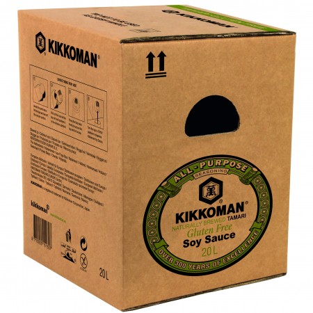 萬字牌 酱油 (无麸质) 20L | Kikkoman Tamari Gluten Free Soy Sauce 20L