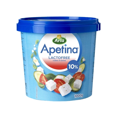 ARLA APETINA 1KG LACTF 10% CUBES 1 KG | Arla APETINA 无乳糖 新鲜白芝士块 1Kg