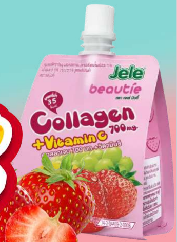 JELE BEAUTIE hyytelöjuoma, mansikan ja vitamiinien maku 140 g | JELE BEAUTIE 果冻饮 草莓味 140g