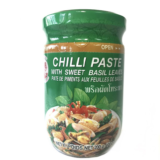 Chilitahna makean basilikalla 200g | 泰国香叶辣椒酱 200g