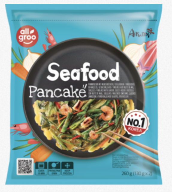 Allgroo 韩国 海鲜煎饼 260g | Allgroo Pancake With Seafood 260g