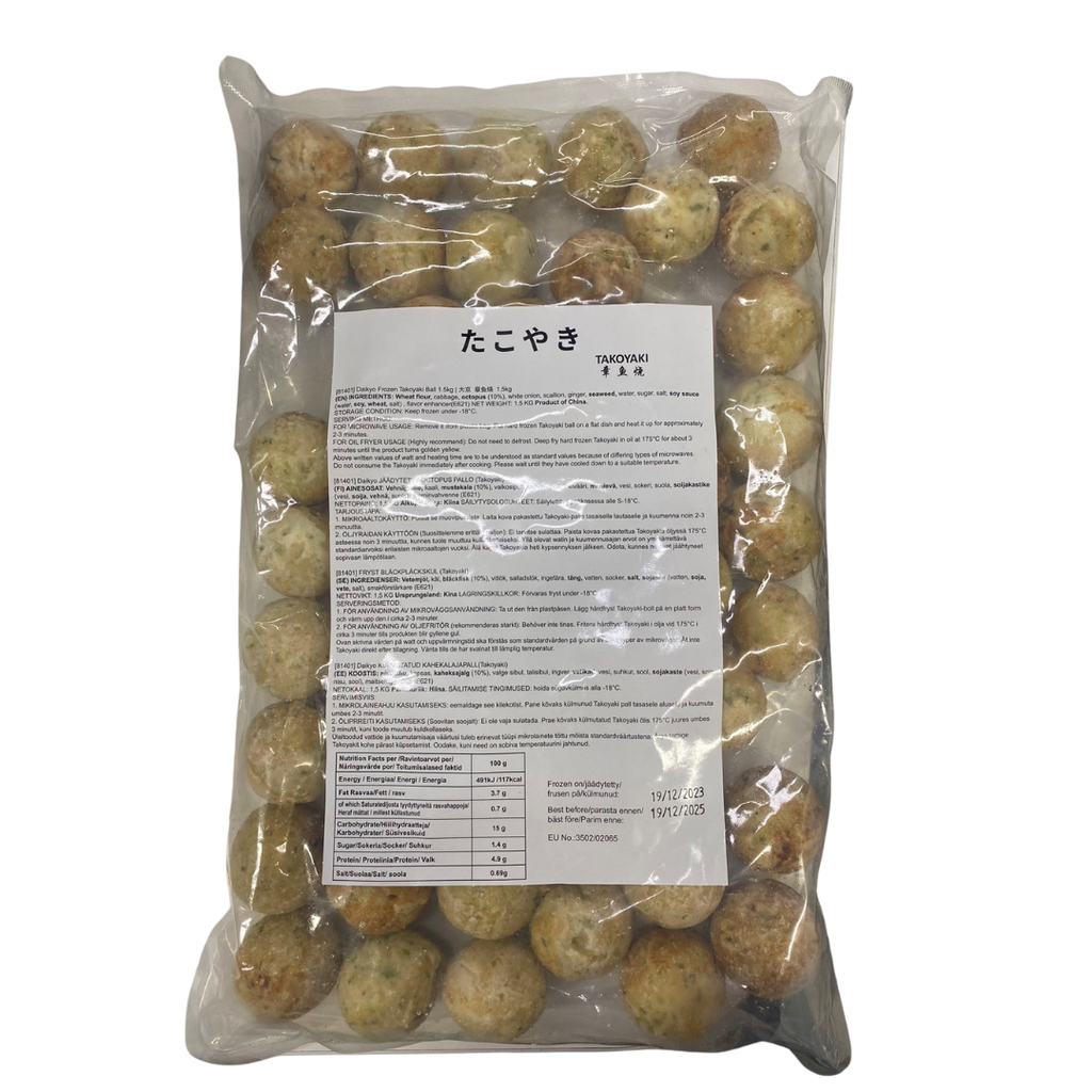 Daikyo Frozen Takoyaki Ball 1.5kg | 大京 章鱼烧 1.5kg