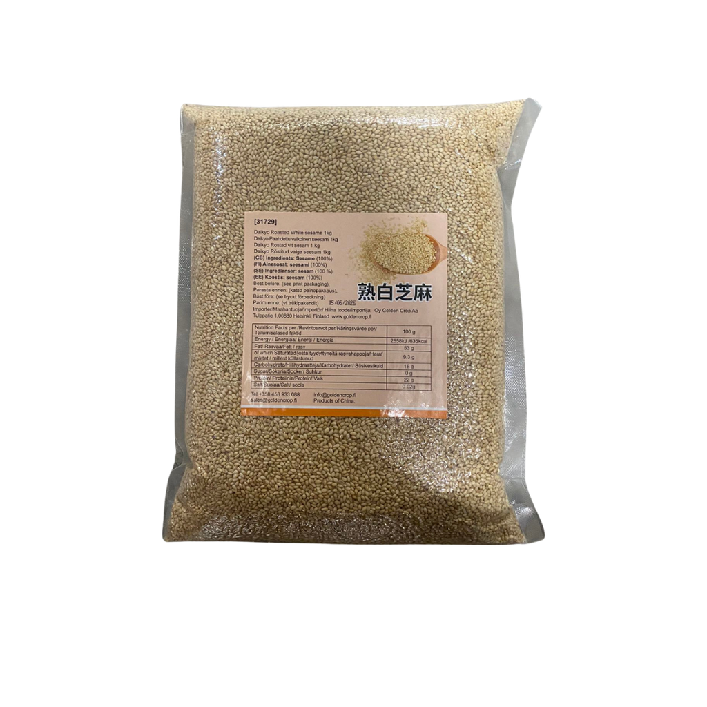 大京 烘焙熟白芝麻 1kg | Daikyo Roasted White sesame 1kg
