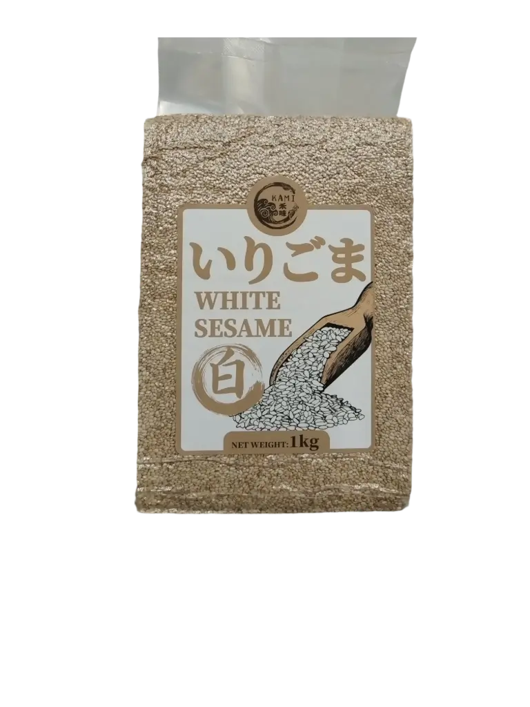 KMI Roasted White sesame 1kg | 禾味  烘焙熟白芝麻 1kg