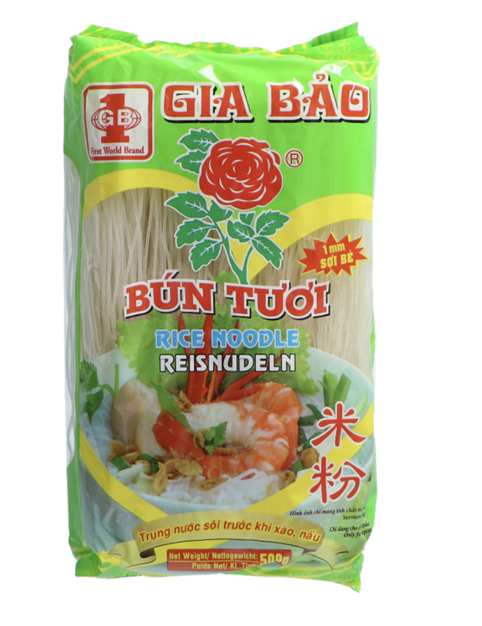 GIA BAO 越南米粉 Bun Tuoi 1mm 500g | GB GIA BAO Bun Tuoi Rice Noodle 1mm 500g