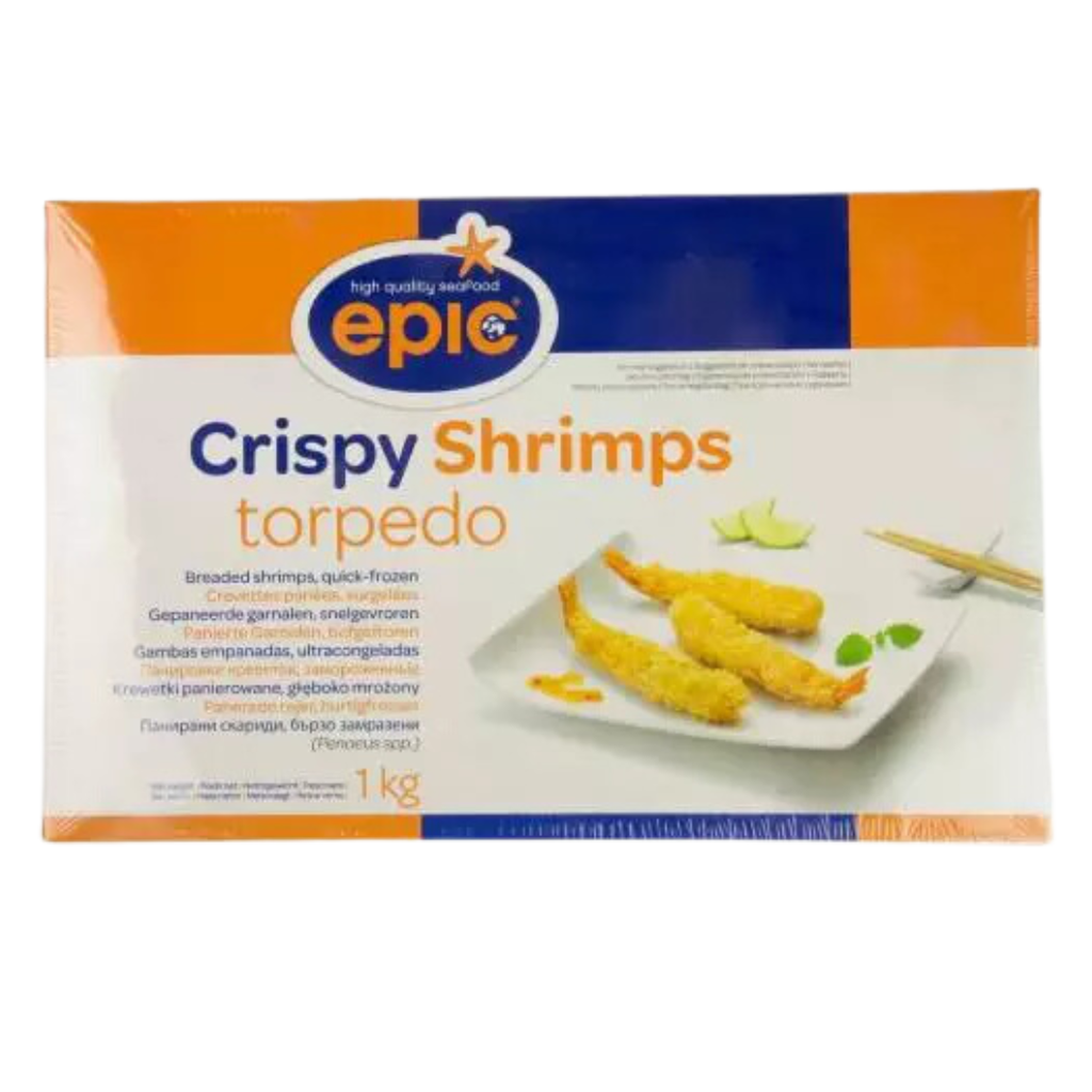 Epic 21/25 香脆面包糠炸虾 1kg | Epic Brand Crispy Torpedo shrimps 21/25 1kg