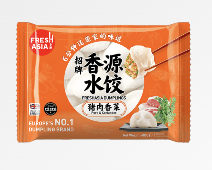 Dumplings (sika ja korianteri) 400g | 香源 猪肉香菜水饺 400g