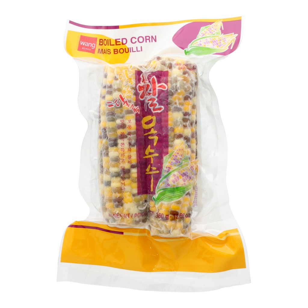 Korealainen keitetty makea maissi (pakastettu) 360g | 韩国冰冻熟甜玉米 360g
