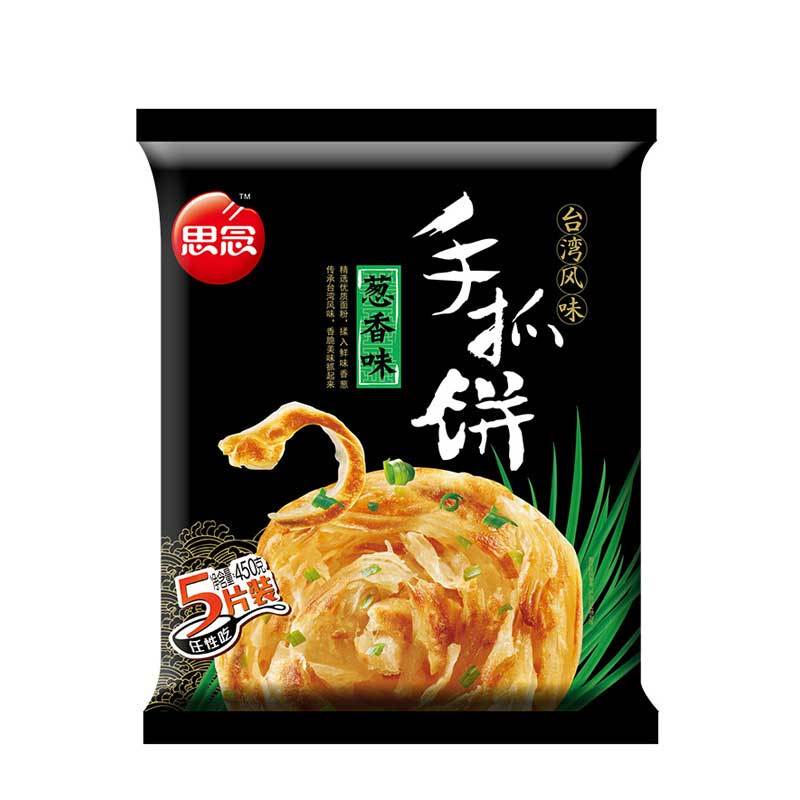 思念 手抓饼 葱香味 450g | SYNEAR Crispy Roti Scallion Flavor 450g