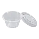 PP2 辣椒油 酱油外卖盒(有盒有盖) 2500套/箱 | 2oz CUP LID PP2 Soy Sauce Take Away Box(with lids&cup) 2500sets/CTN