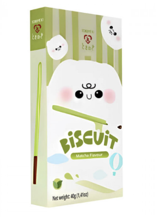 TOKIMEKI 饼干棒 抹茶味 40g | JP TOKIMEKI Biscuit Stick Matcha Flav. 40g