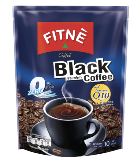 FITNE Q10混合黑咖啡 零糖 50g | TH Fitne Black Coffee Mix Coenzyme Q10 Zero Sugar 50g