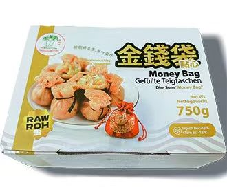 Jäädytetyt kasvistäytteiset nyytit (Kasvis) 750g | TCT 金钱袋 750g