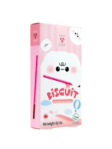JP TOKIMEKI Biscuit Stick Strawberry Flav. 40g | TOKIMEKI 饼干棒 草莓味 40g