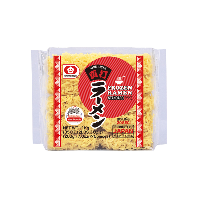 日本 冰冻新内拉面 (标准版 5*200g) 1kg | JP Frozen Shinuchi Ramen (Standard Type 5*200g) 1kg