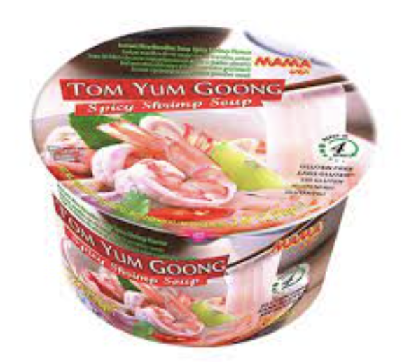 MAMA 方便面 冬阴功虾味 碗装 70g | MAMA Instant Noodle Tom Yum Shrimp Flav. Bowl 70g