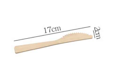 一次性餐具 竹刀 17cm 10支装 | Disposable Tableware Bamboo Knife 17cm 10pcs