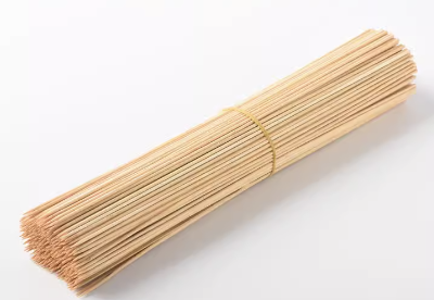 No Pointed Bamboo Stick 22cm*2.5mm*100Pcs | 无把 竹签  / 包 [22cm]