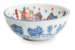 JP Ressha Bowl 13m | 日本 卡通火车碗 13cm