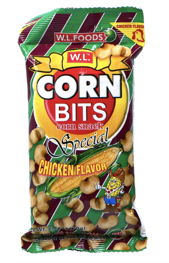W.L. Corn Bits Chicken Flav. 70g | W.L. 香脆炸玉米 鸡肉味 70g