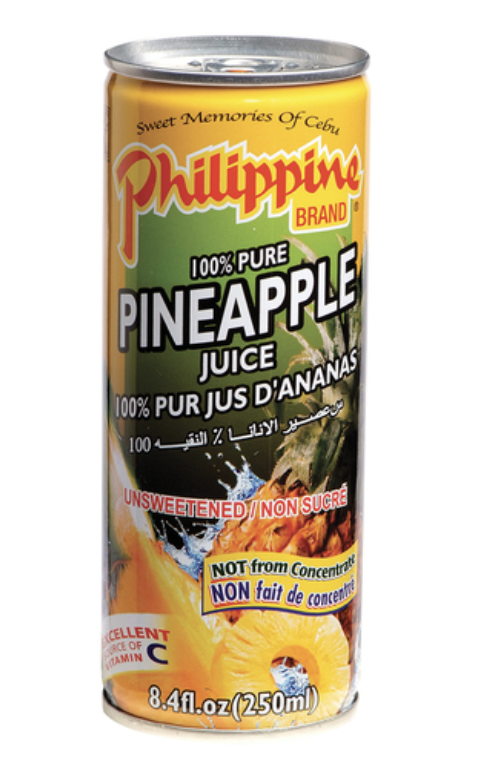 菲律宾品牌 菠萝汁 250ml |  PHILIPPINES BRAND Pineapple Juice 250ml