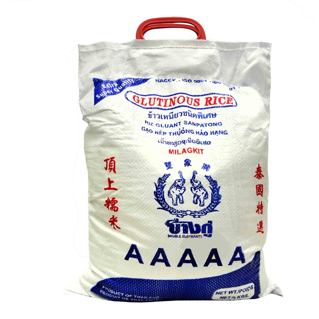 Double Elephants Glutinous Rice 10kg | 双象泰国糯米 10kg