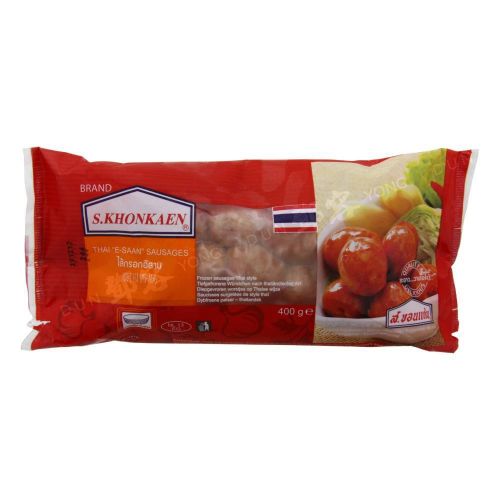 S.Khonkaen Thaimaalainen E-san -makkara 360g | 泰式香肠 360g