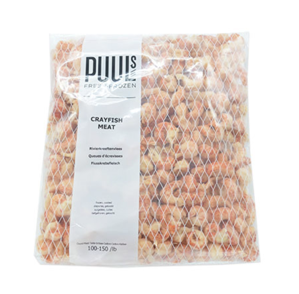 PUUL Crayfish Tail Meat Cooked Peeled Undeveined 100-150/lb 1kg | PUUL 小龙虾尾 去皮去筋 1kg