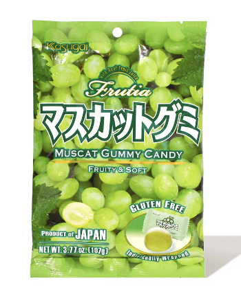 JP Kasugai Gummy Muskat Flav. 100g | 日本 Kasugai 果汁软糖 阳光葡萄味 100g