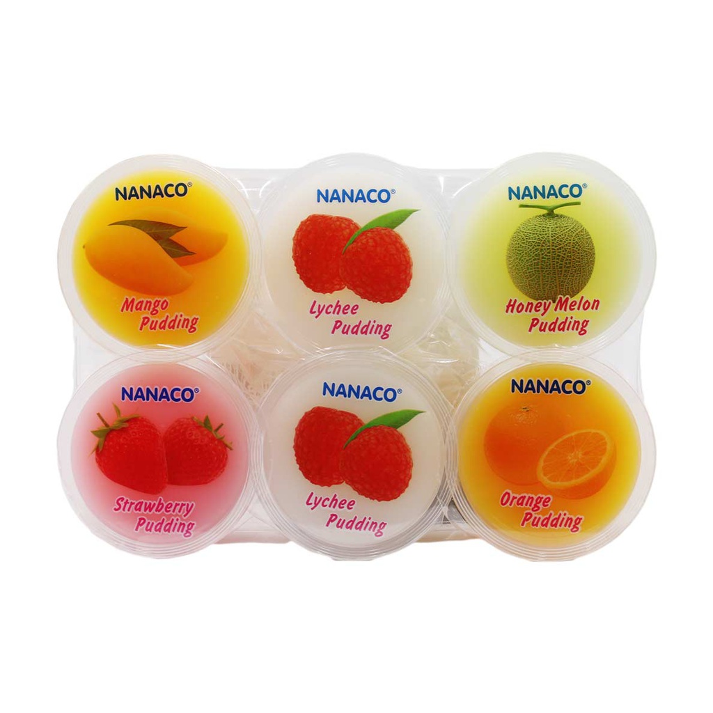 NANACO 什锦口味布丁 480g | NANACO Pudding mix 5 flavours 480g