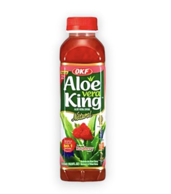 KF Aloe Vera -juoma, vadelman maku 500ml丨覆盆子饮料 500ml