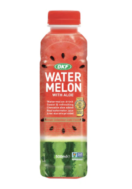 OKF vesimelonijuoma aloella 500 ml丨OKF 西瓜芦荟饮料 500ml