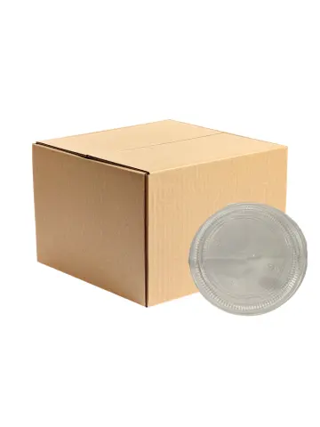 GC PP 耐高温 盖 适合183 纸质沙拉碗 300 个/ 箱 | GC 183--PP Paper Salad Bowl Lid suitable for hot meal with 183 size 300Pcs/CTN