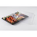 HP-13 寿司方形外卖盒(黑色)(有盒有盖) 120套 / 箱 | HP-13 PLUS PACK ­BLACK Sushi Box ( Square) (with lids&cover) 120 SETS / CTN