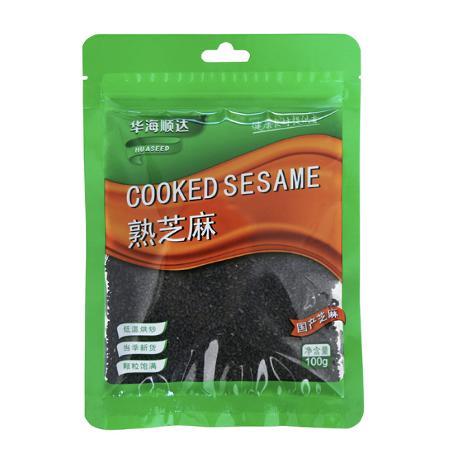 华海顺达 熟黑芝麻 100g | HHSD Cooked Black Sesame 100g
