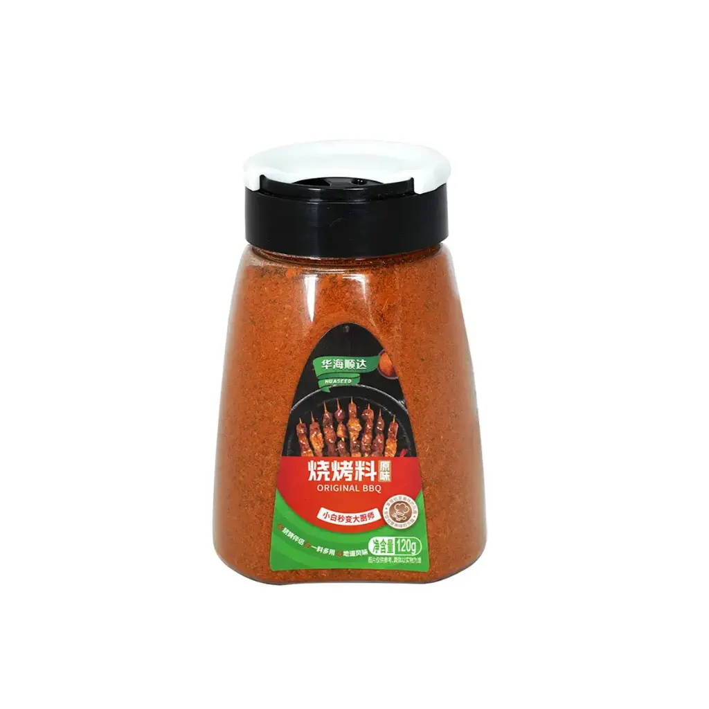 HHSD Original Taste BBQ Seasoning Bottle 120g | 华海顺达 烧烤料 原味 瓶装 120g