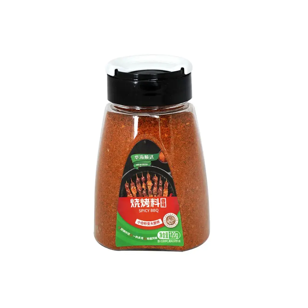 华海顺达 烧烤料 香辣味 瓶装 120g | HHSD Hot Spices Taste BBQ Seasoning Bottle 120g