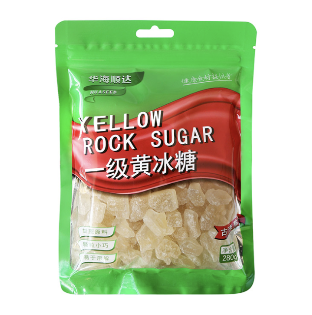 华海顺达 小粒黄冰糖 280g | HHSD Mini Multicrystal Rock Sugar 280g
