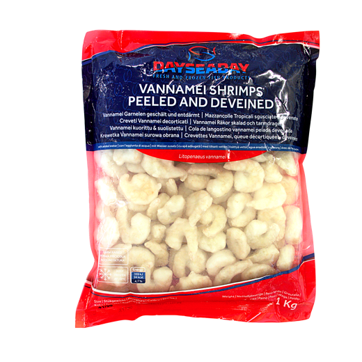 Raaka & kuoritut katkaravut 51/60 800g | Dayseaday 白虾虾仁 51/60 800g